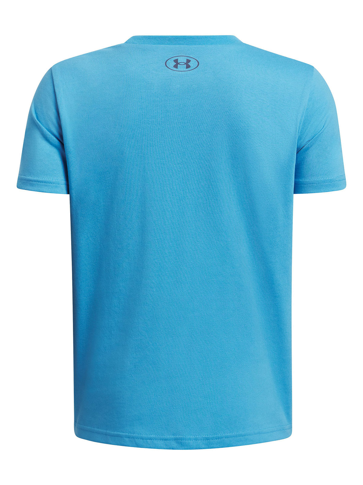 Polera manga corta Under Armour boxed sports azul para niños