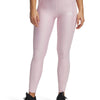 Calzas Heatgear Rib rosado para mujer Under Armour