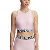 Primera capa sin mangas Heatgear rosado para mujer Under Armour