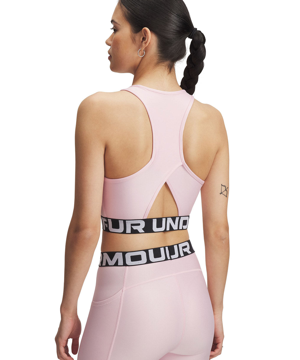 Primera capa sin mangas Heatgear rosado para mujer Under Armour
