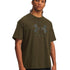 Polera manga corta Lifestyle para Hombre Heavyweight Oversized Verde Under Armour