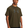 Polera manga corta Lifestyle para Hombre Heavyweight Oversized Verde Under Armour
