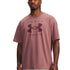 Polera manga corta Lifestyle para Hombre Heavyweight Oversized café Under Armour