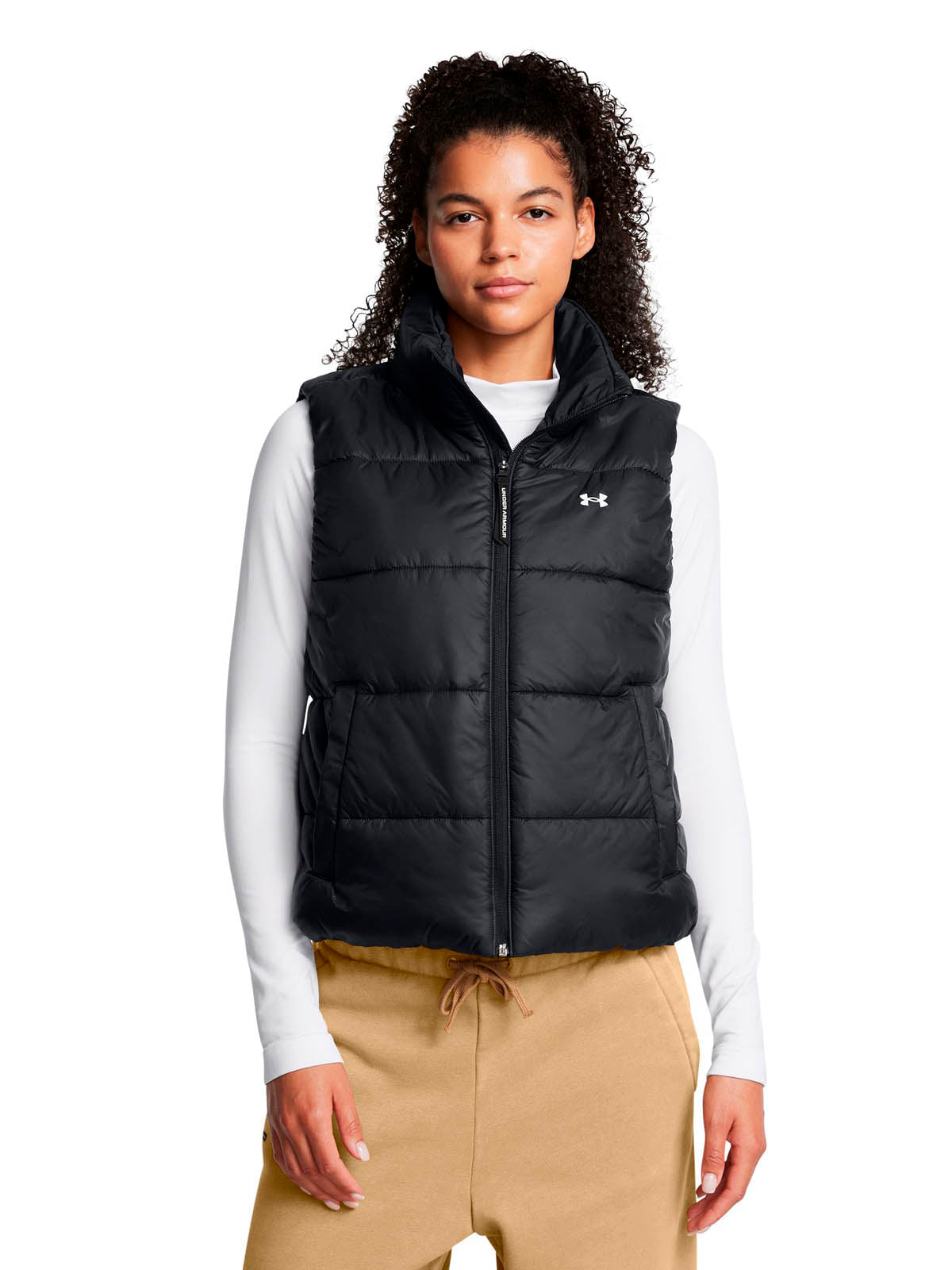Parka sin mangas Under Armour Storm negro para mujer