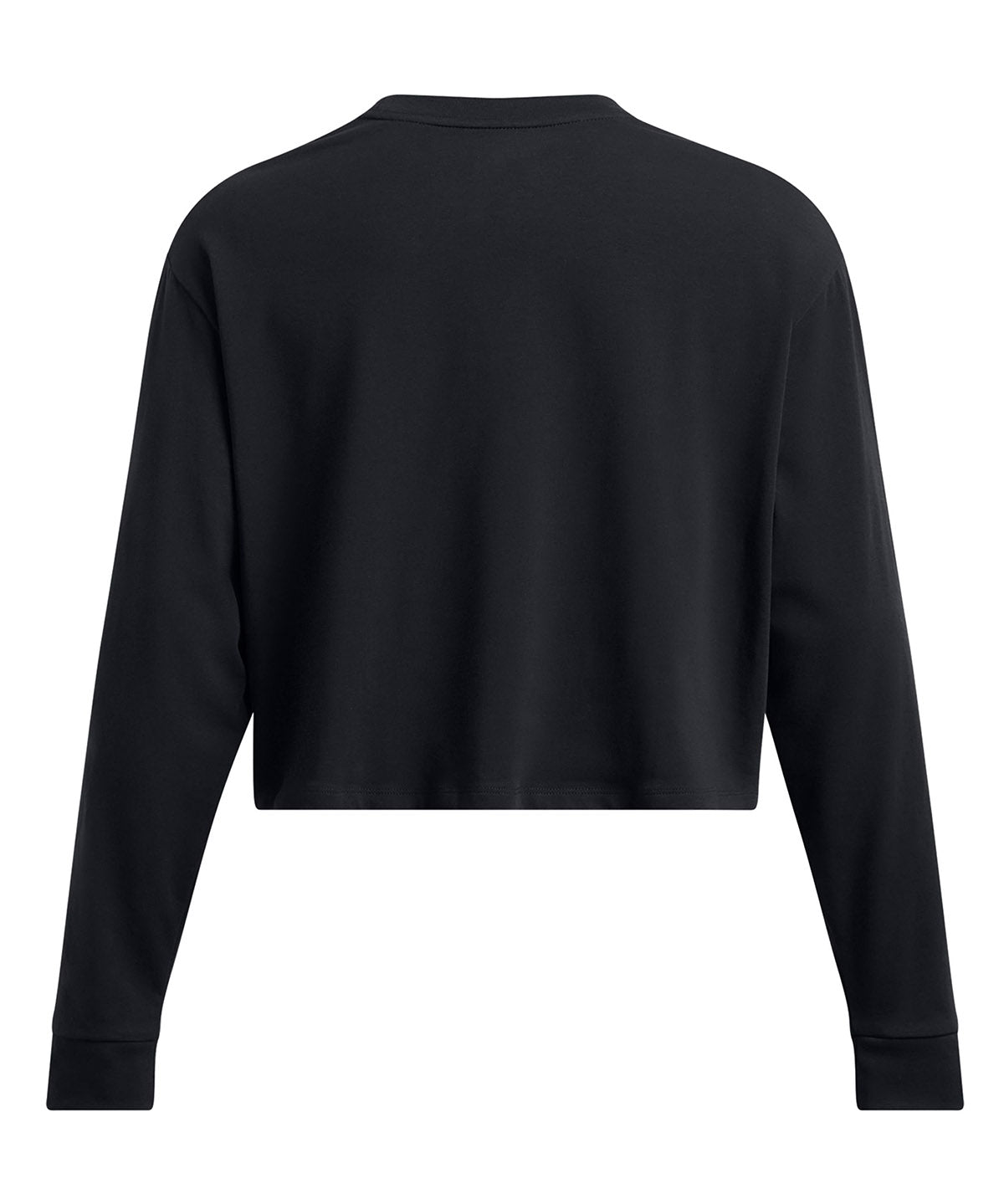 Polera manga larga Under Armour Rival boxy negro para mujer