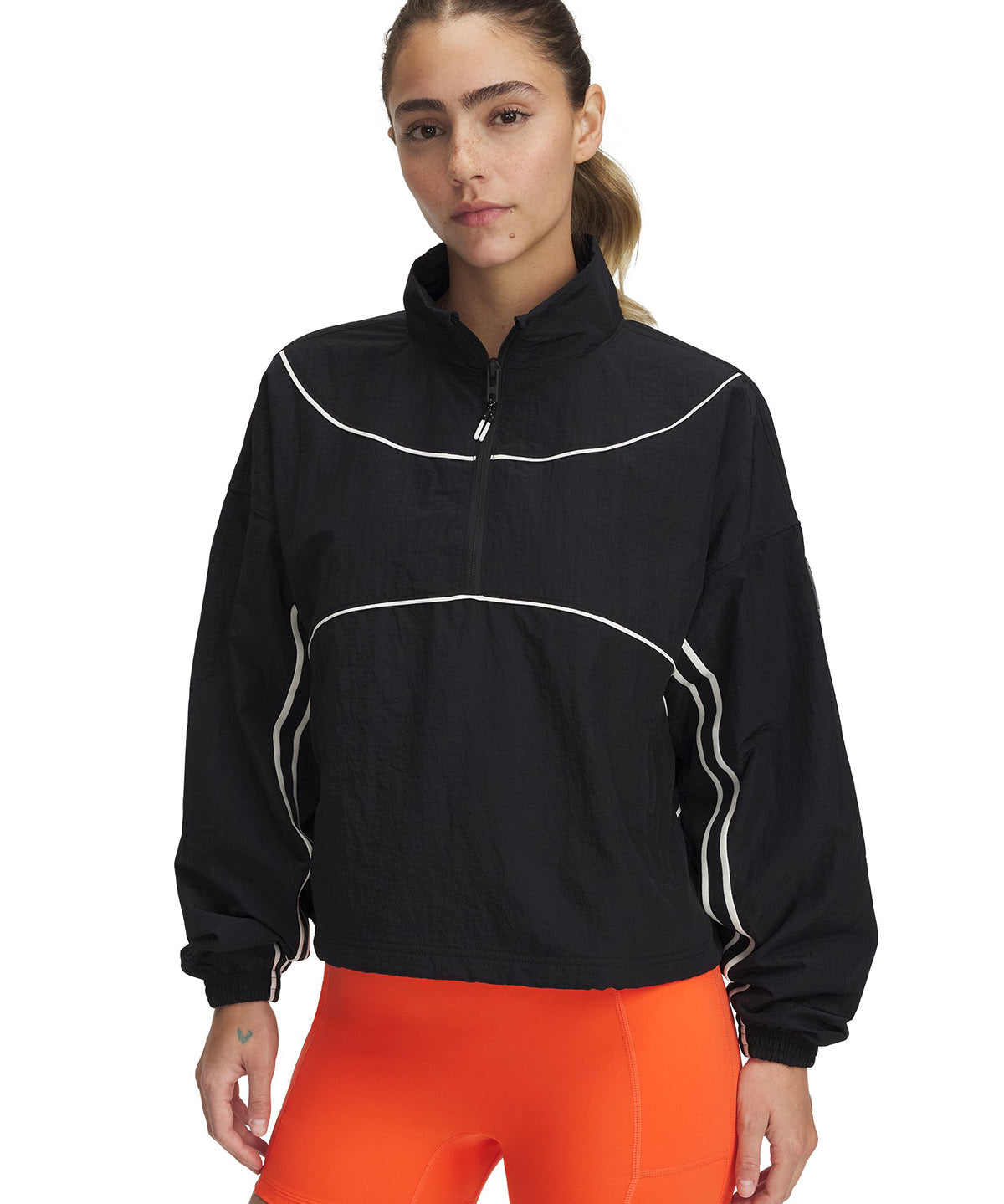 Chaqueta UA Run 96 negro para mujer