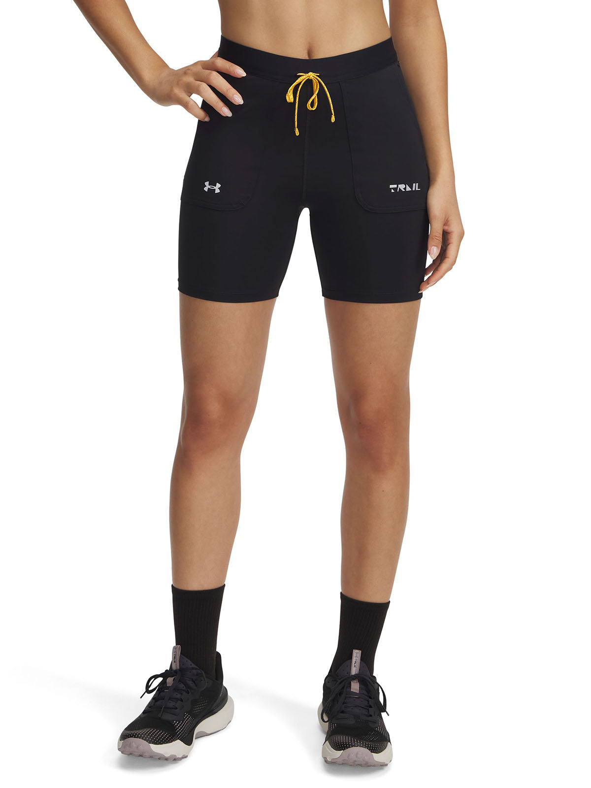 Calzas UA Trail Run Fitted negro para mujer