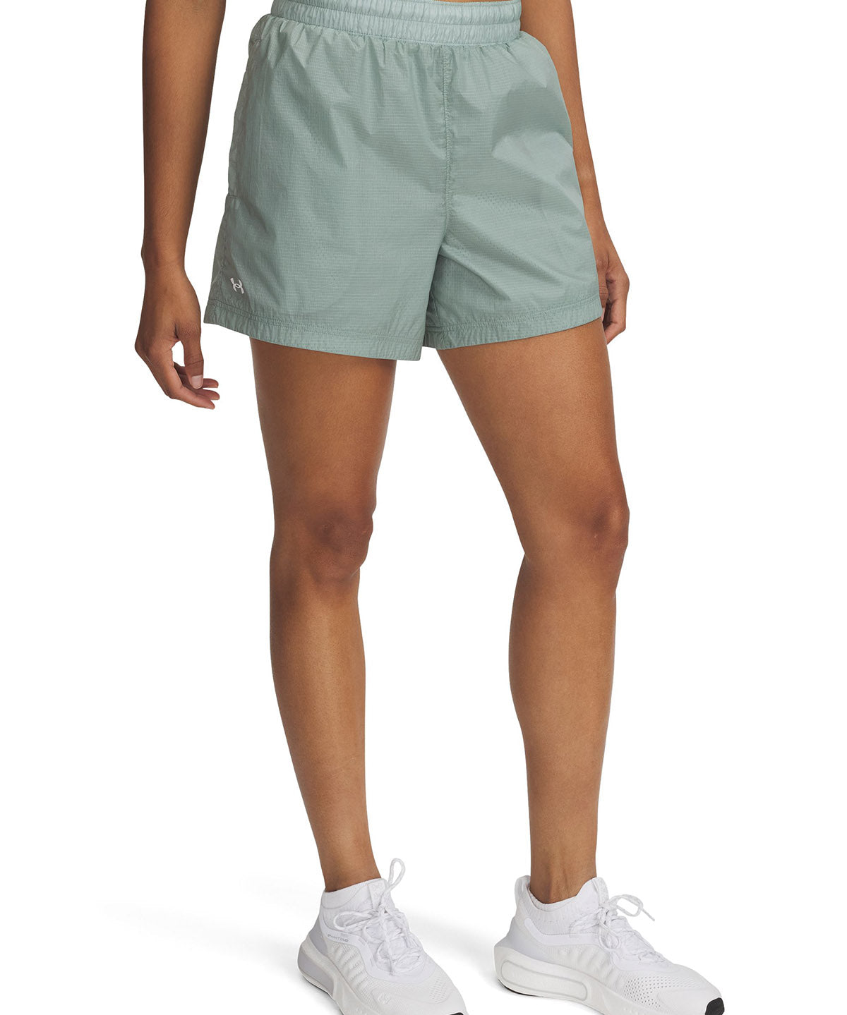 Shorts Under Armour Rival Woven verde para mujer
