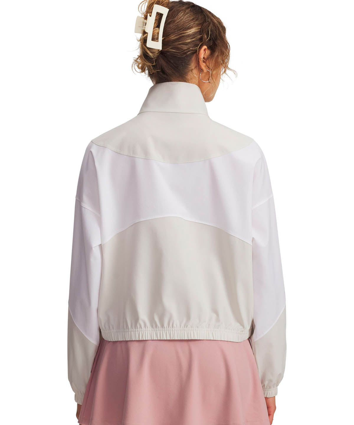 Chaqueta Lifestyle para mujer Rival Woven blanco Under Armour