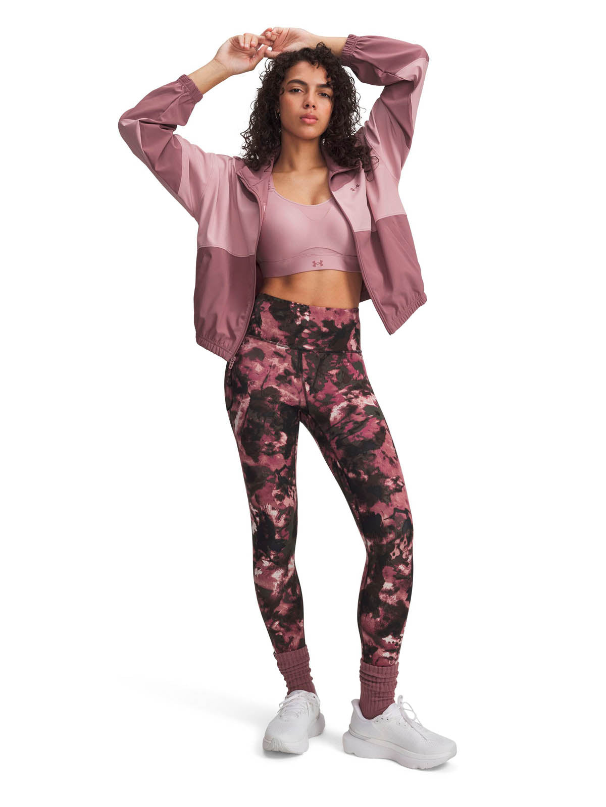 Chaqueta Lifestyle para mujer Rival Woven Rosado Under Armour