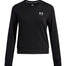 Polerón UA Rival Terry Crew negro para mujer