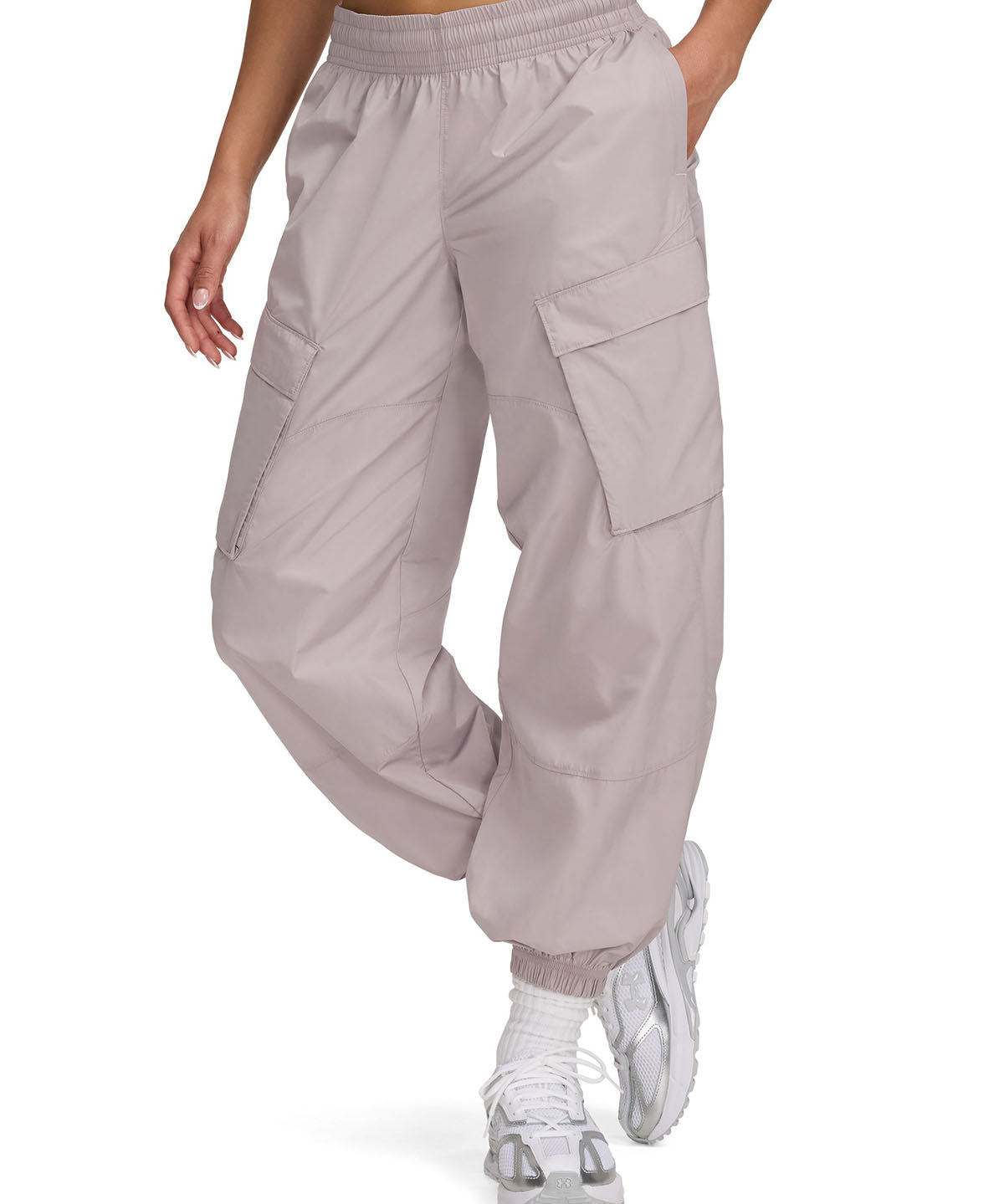 Pantalón UA Unstoppable Cargo gris para mujer