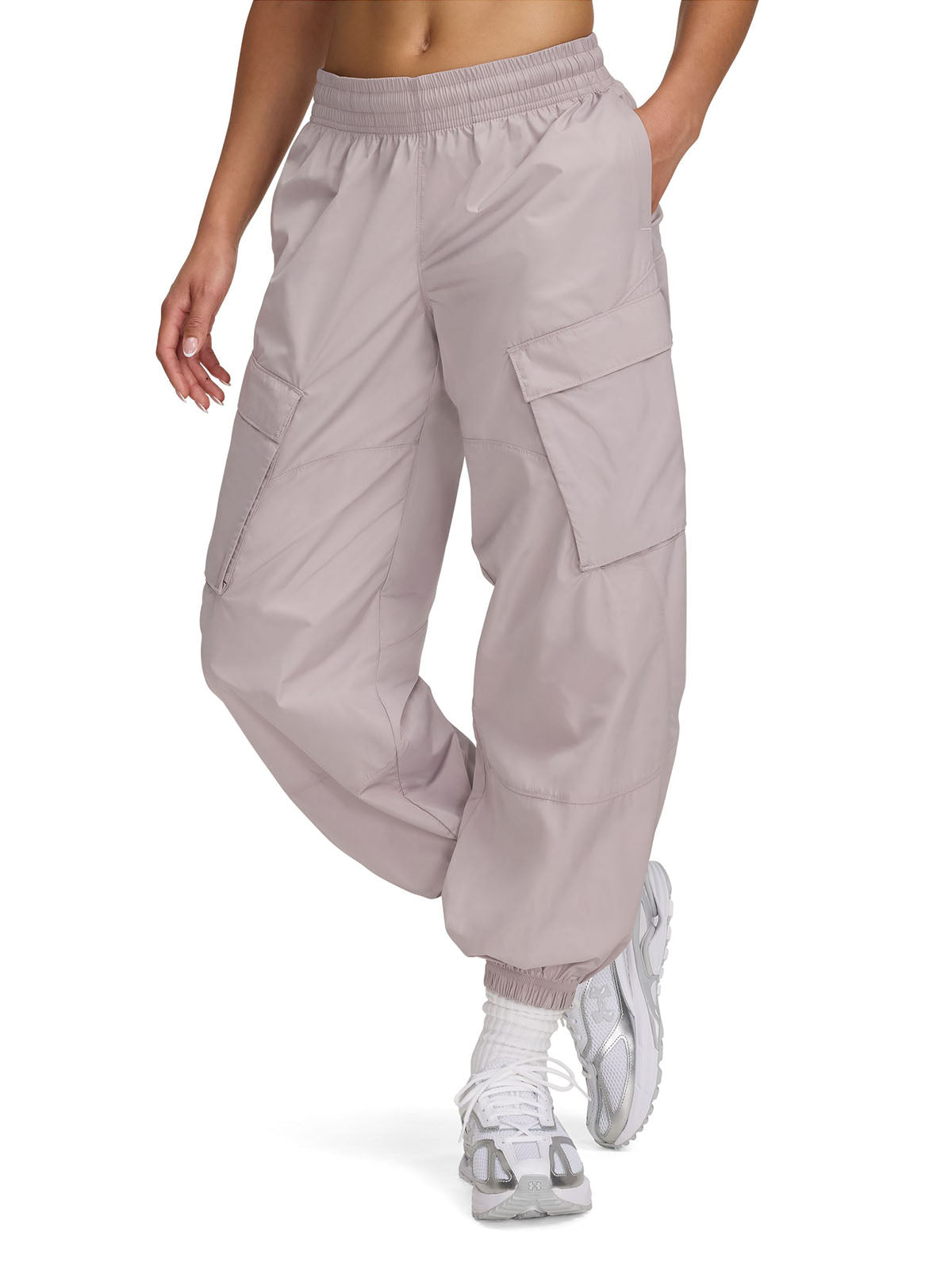 Pantalón UA Unstoppable Cargo gris para mujer