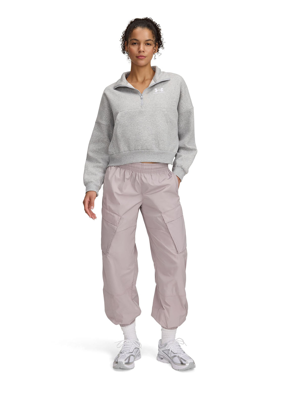 Pantalón UA Unstoppable Cargo gris para mujer