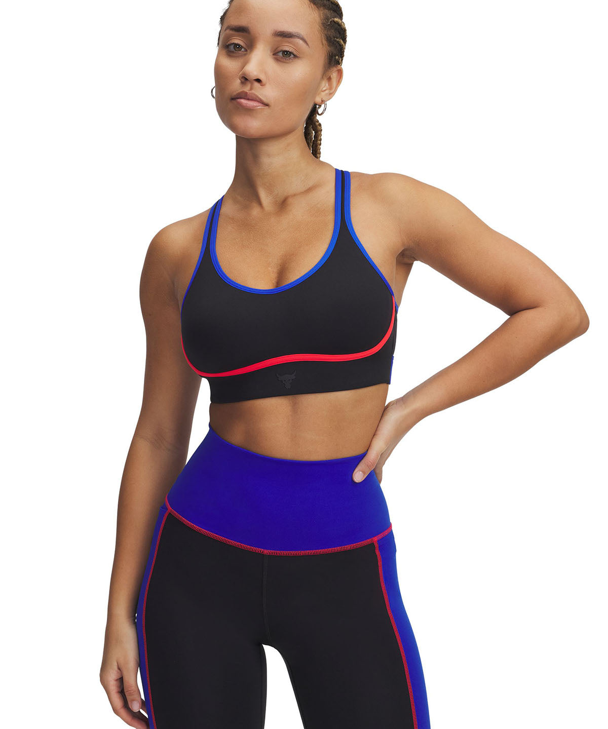 Peto UA Project Rock Mid negro para mujer