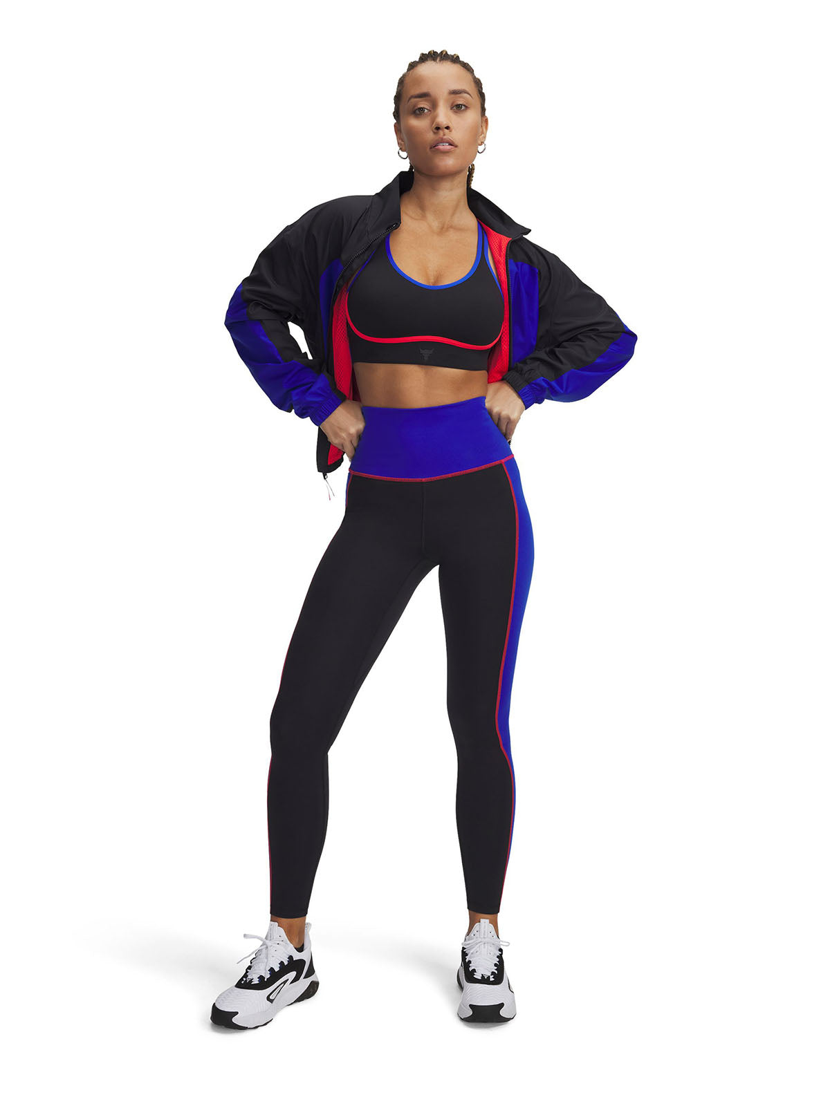 Peto UA Project Rock Mid negro para mujer