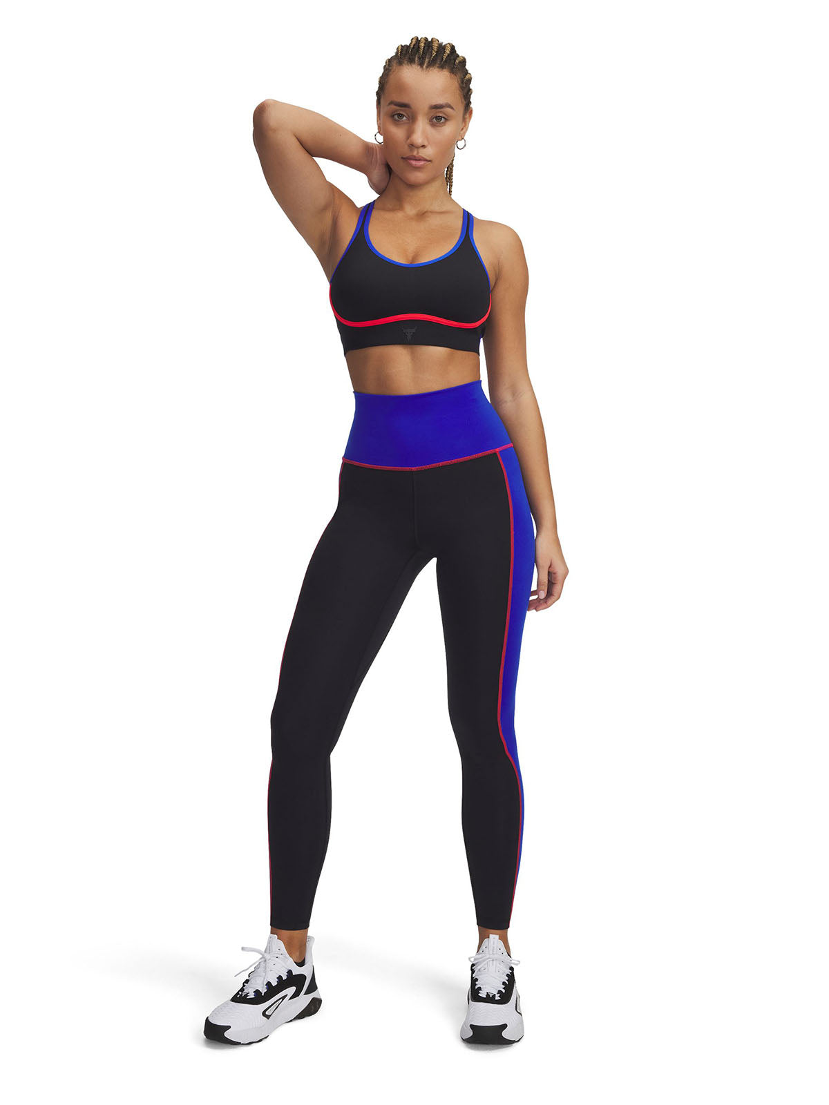 Calzas UA Project Rock negro para mujer