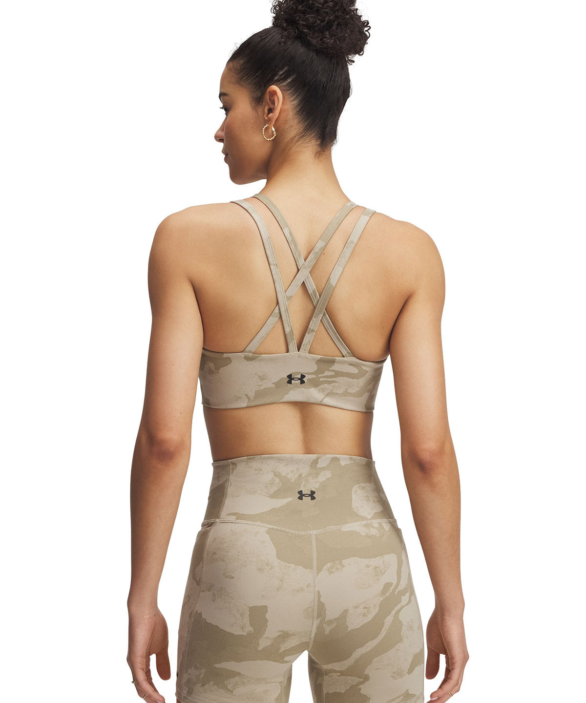 Bralette Project Rock café para mujer Under Armour