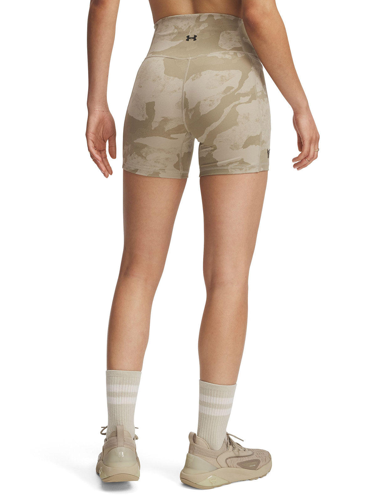 Calzas UA Project Rock Middy café para mujer