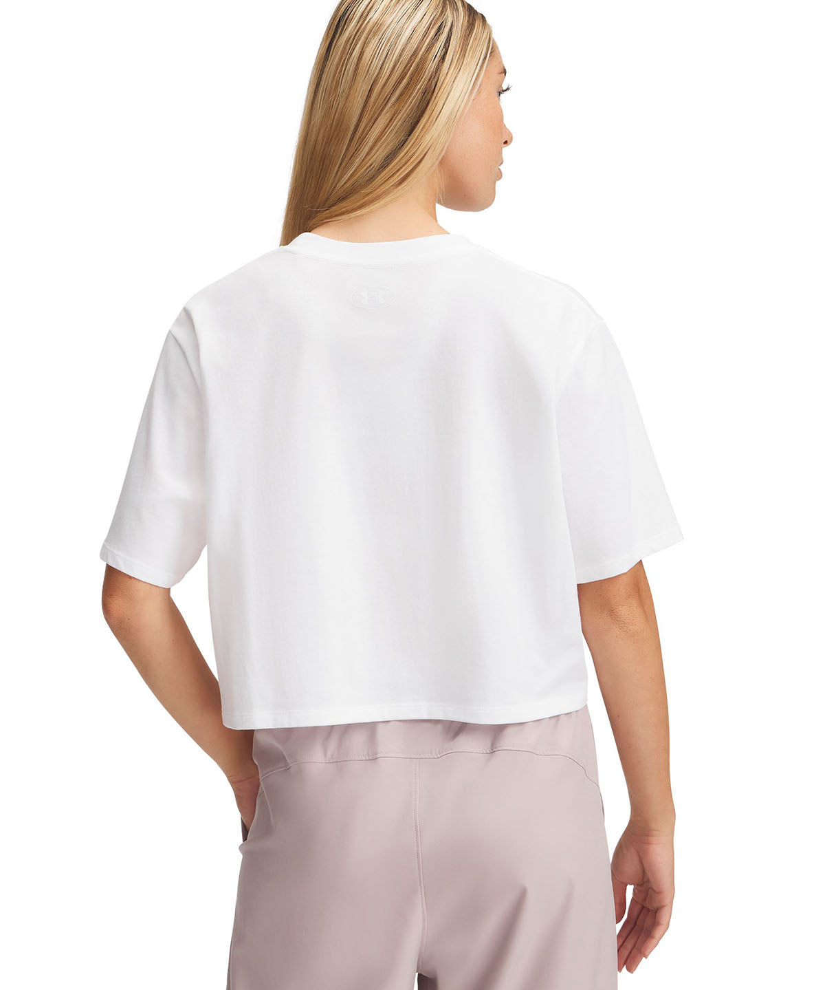 Polera manga corta Under Armour Rival blanco para mujer