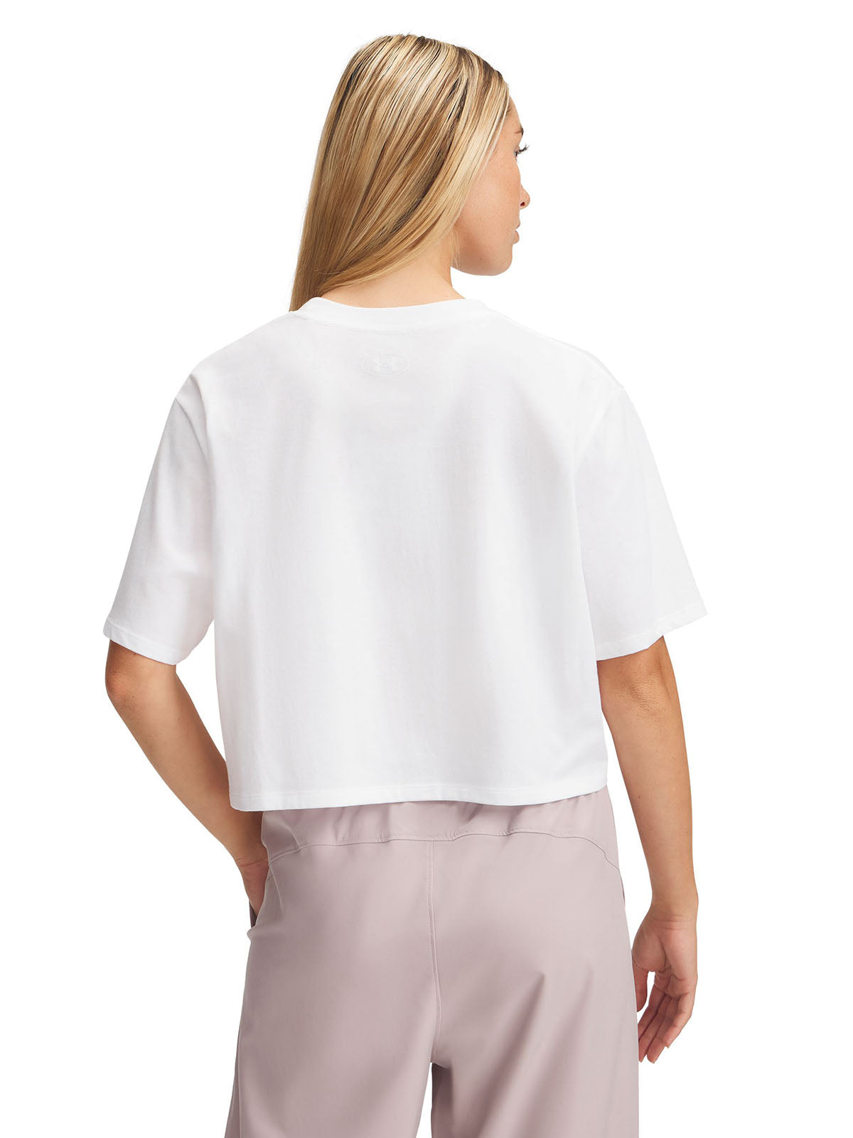 Polera manga corta Under Armour Rival blanco para mujer