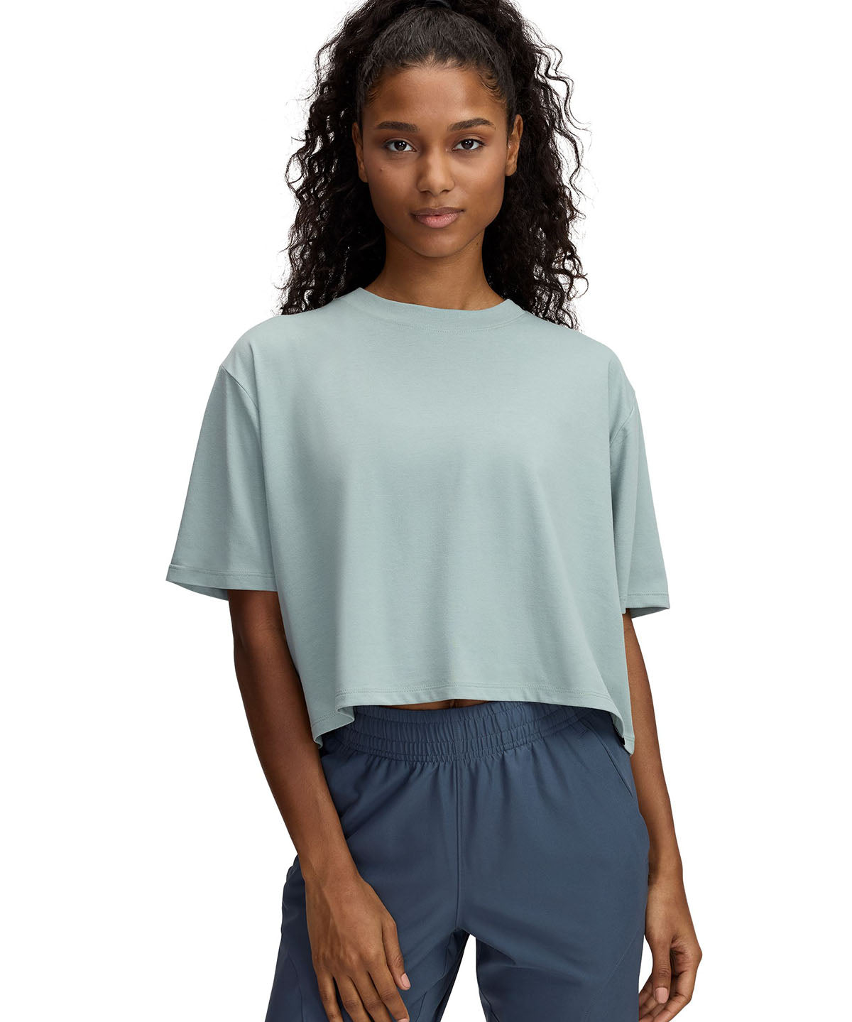 Polera manga corta Under Armour Rival verde para mujer