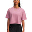 Polera manga corta Lifestyle para mujer Rival rosado Under Armour