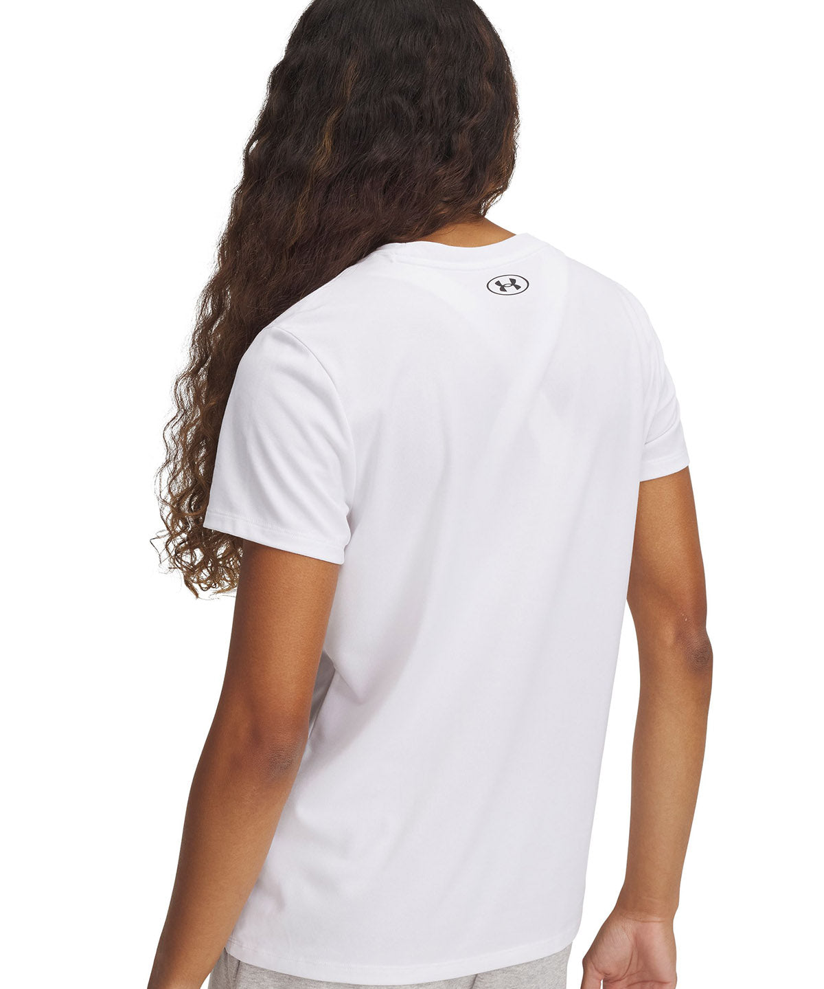 Polera manga corta Under Armour tech pth blanco para mujer
