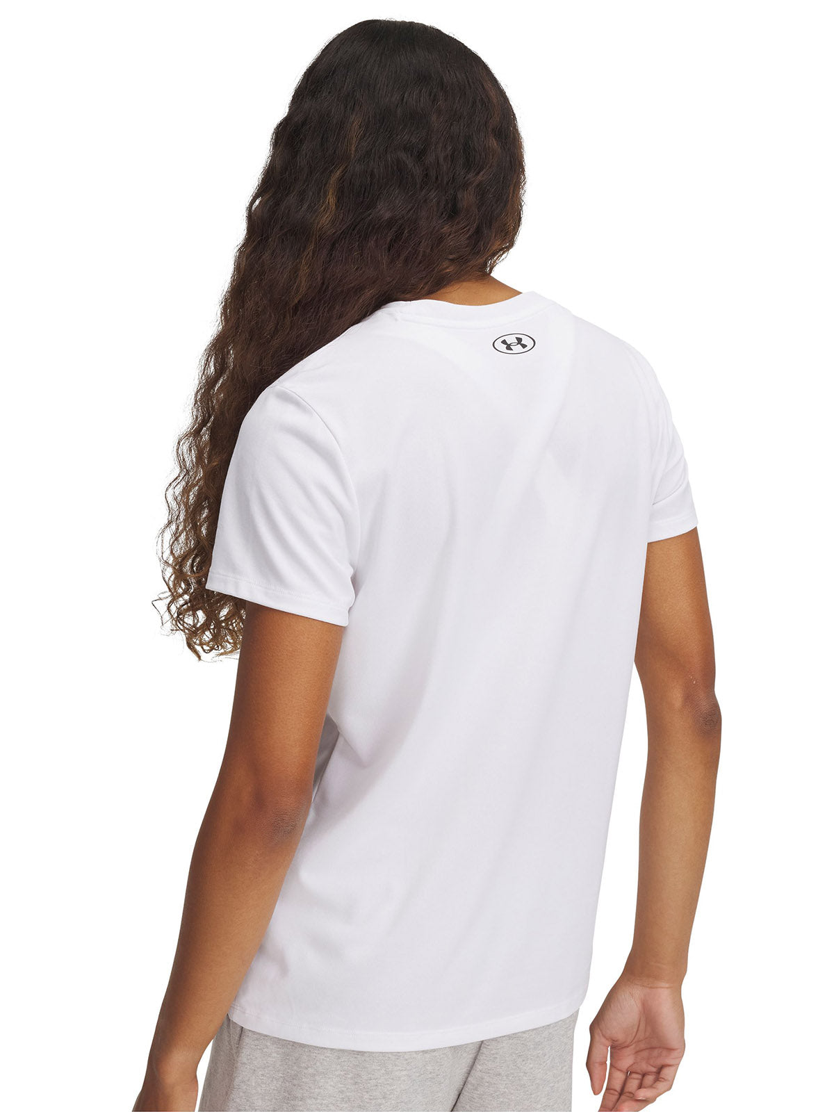 Polera manga corta Under Armour tech pth blanco para mujer