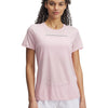 Polera manga corta Under Armour tech pth rosado para mujer