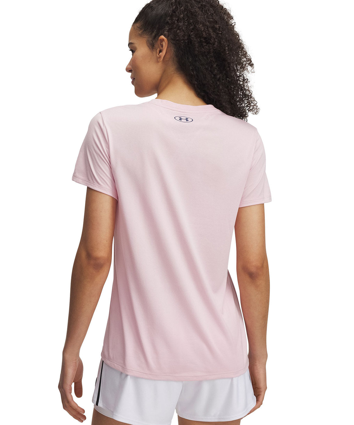 Polera manga corta Under Armour tech pth rosado para mujer