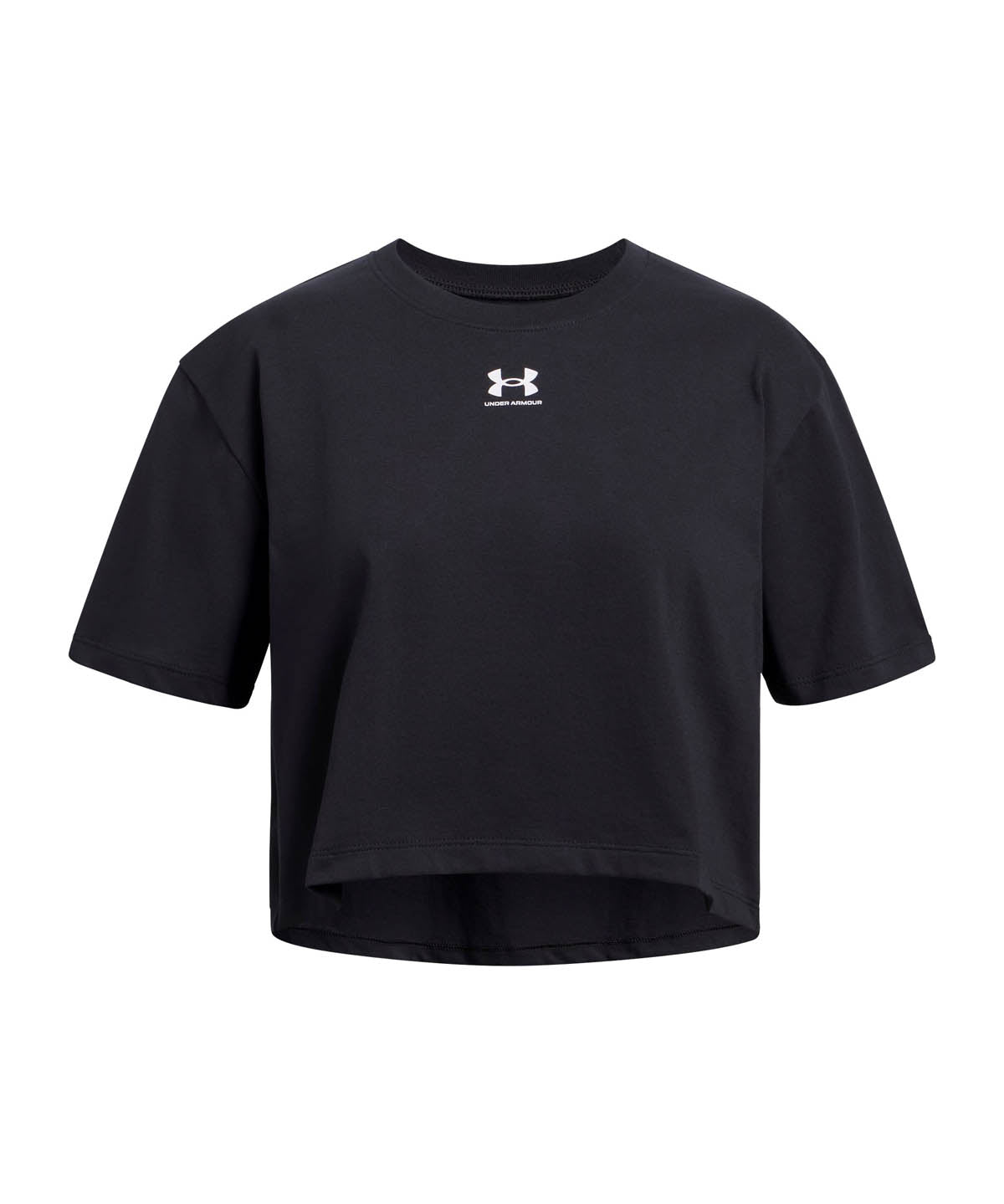 Polera manga corta Lifestyle para niña Rival negro Under Armour