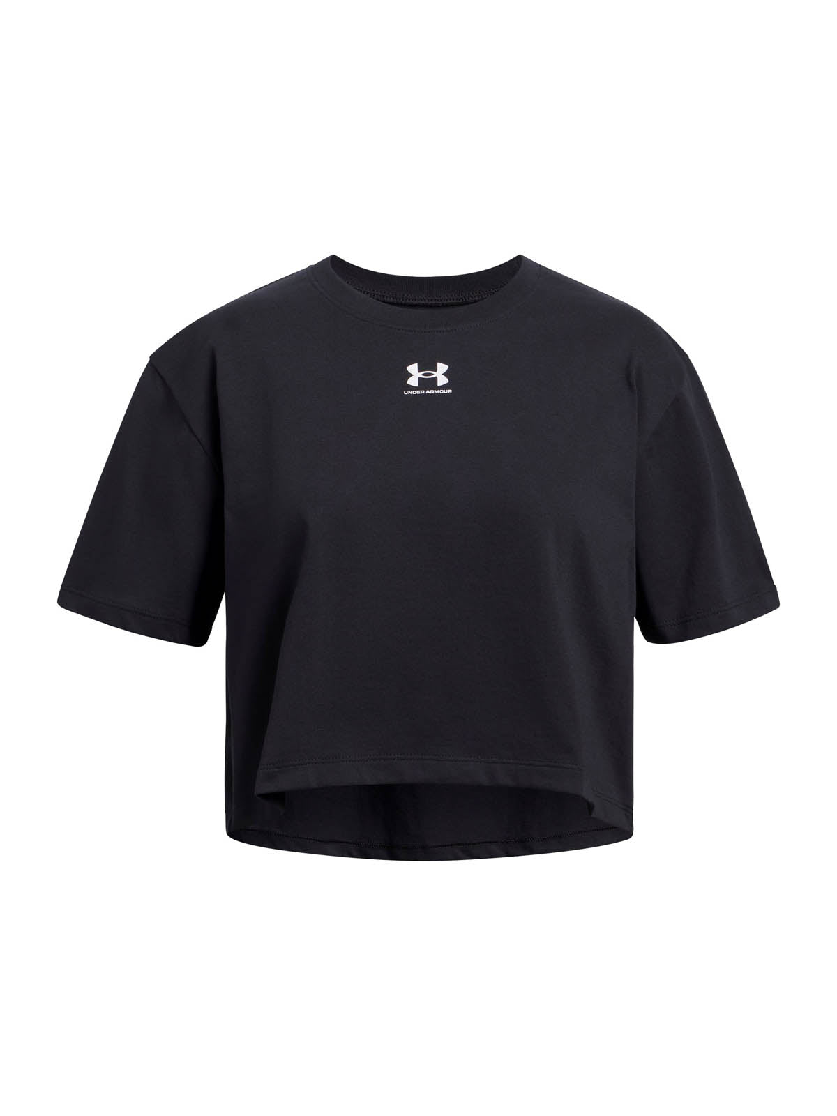 Polera manga corta Lifestyle para niña Rival negro Under Armour