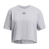 Polera manga corta Lifestyle para niña Rival gris Under Armour