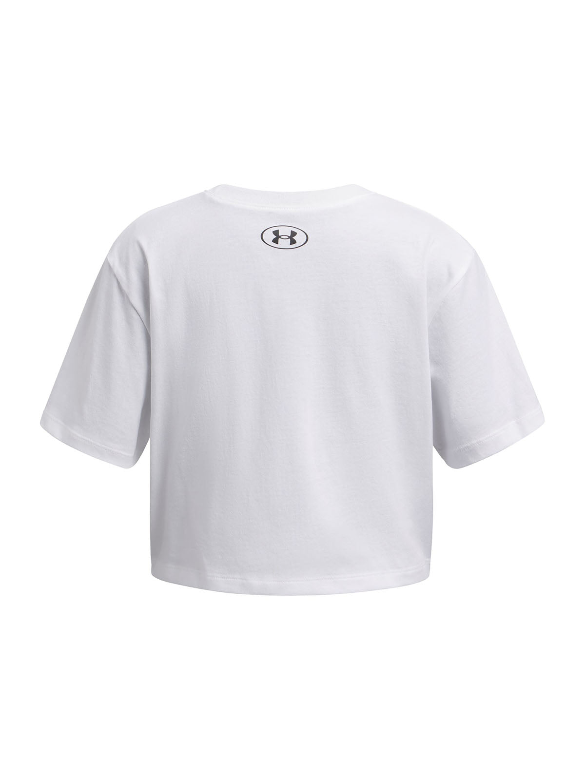 Polera manga corta Under Armour Rival blanco para niña