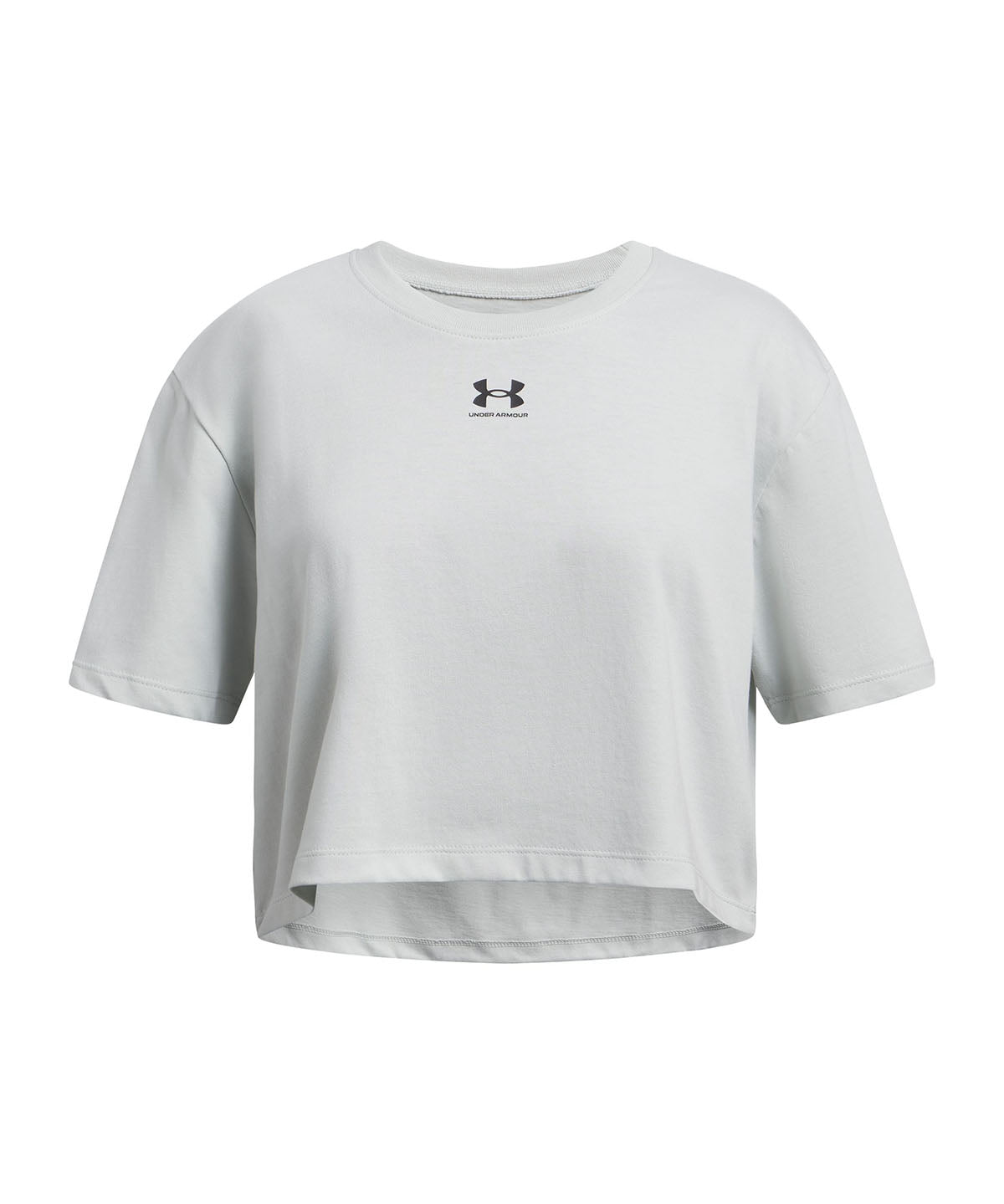 Polera manga corta Under Armour Rival verde para niña