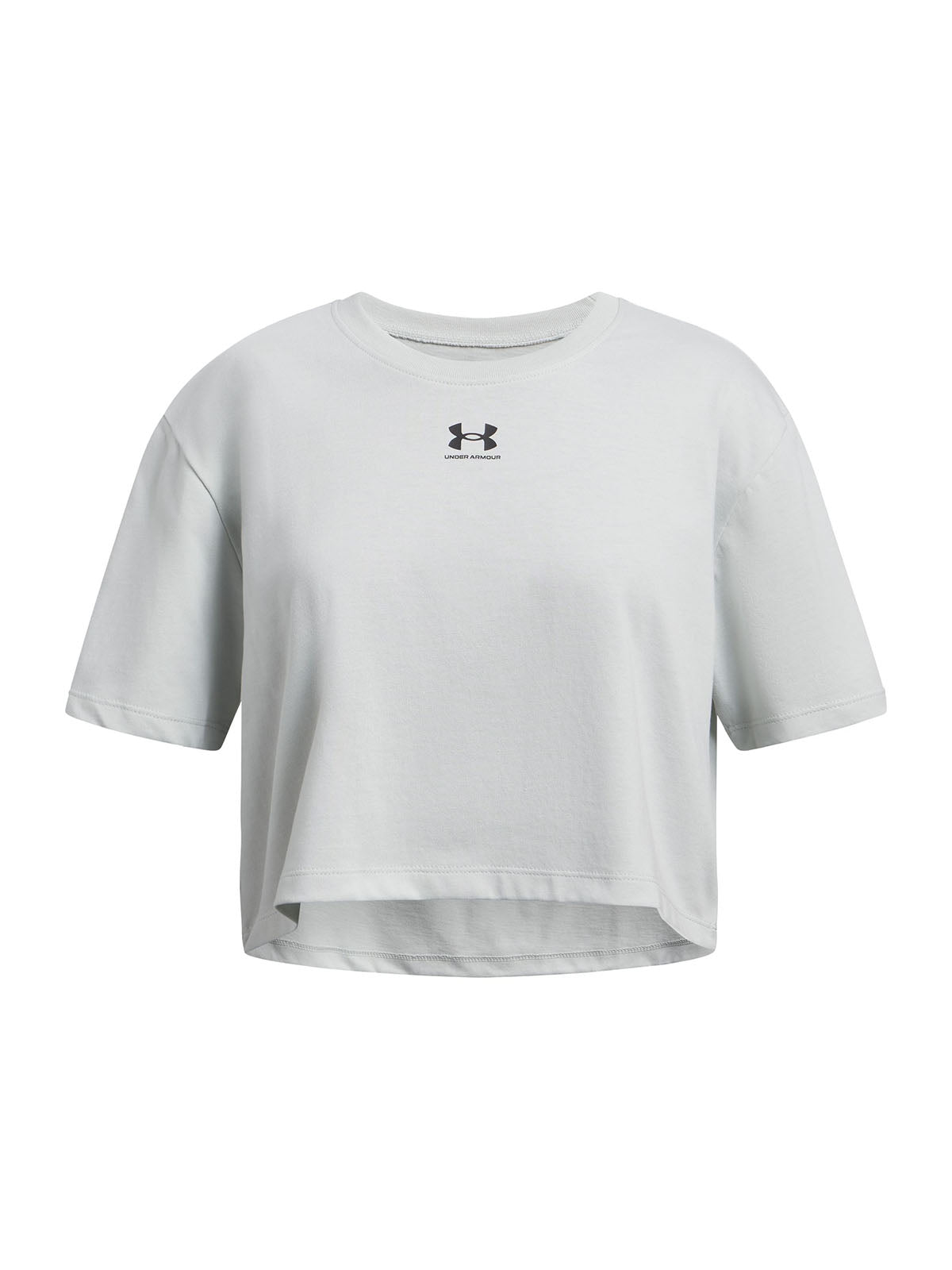 Polera manga corta Under Armour Rival verde para niña