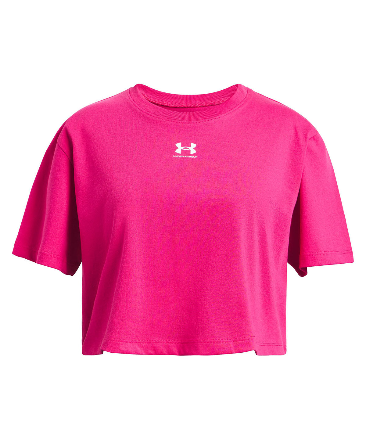 Polera manga corta Under Armour Rival rosado para niña
