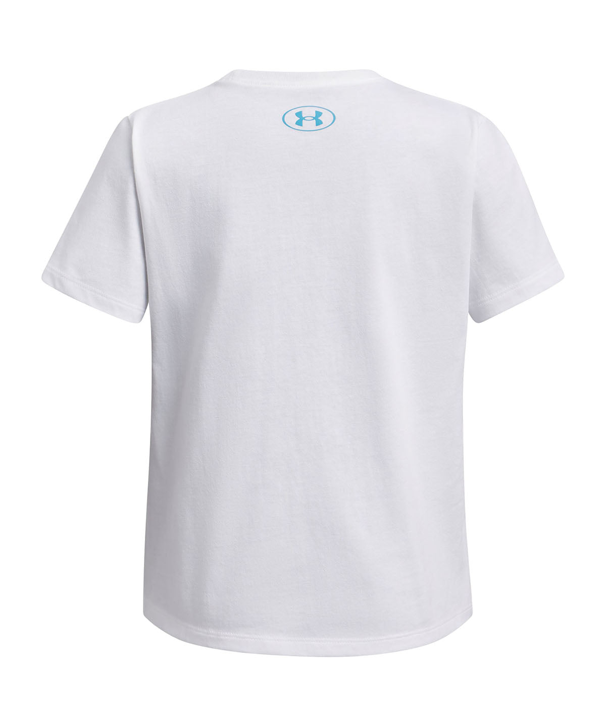 Polera manga corta Under Armour bubble blanco para niña