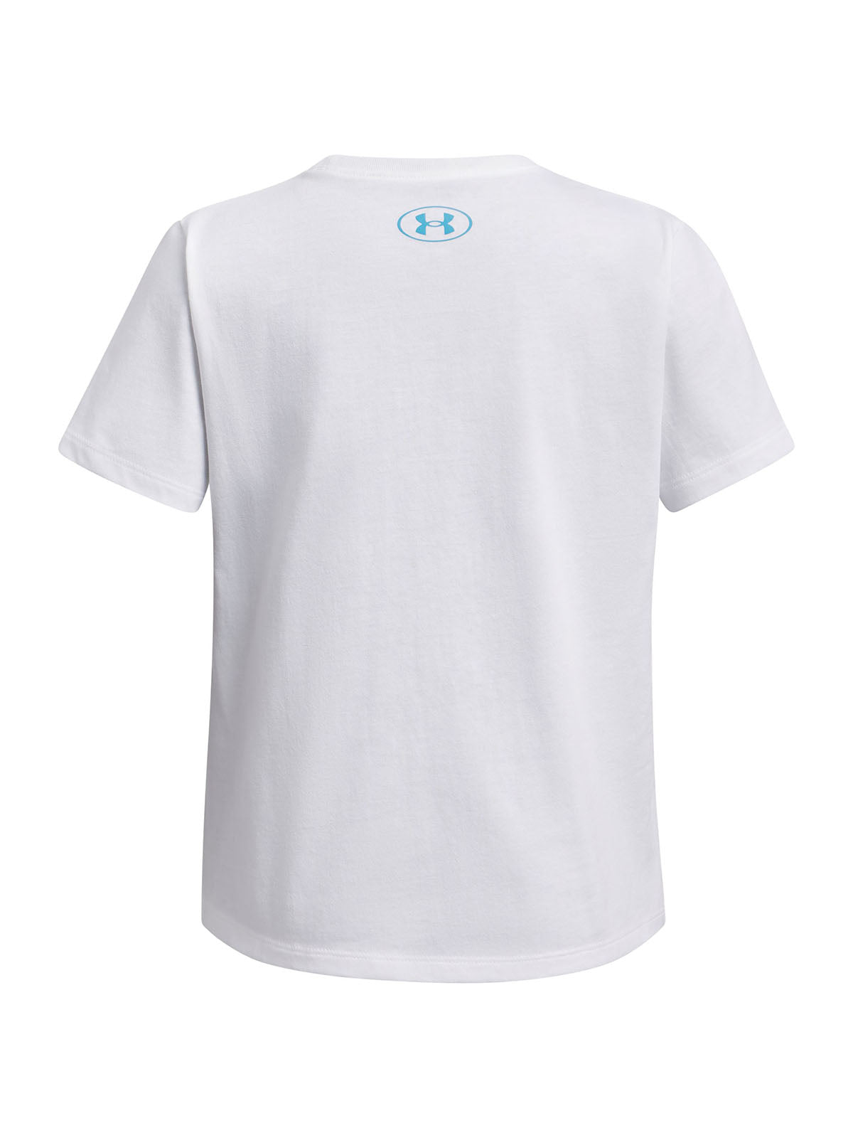 Polera manga corta Under Armour bubble blanco para niña