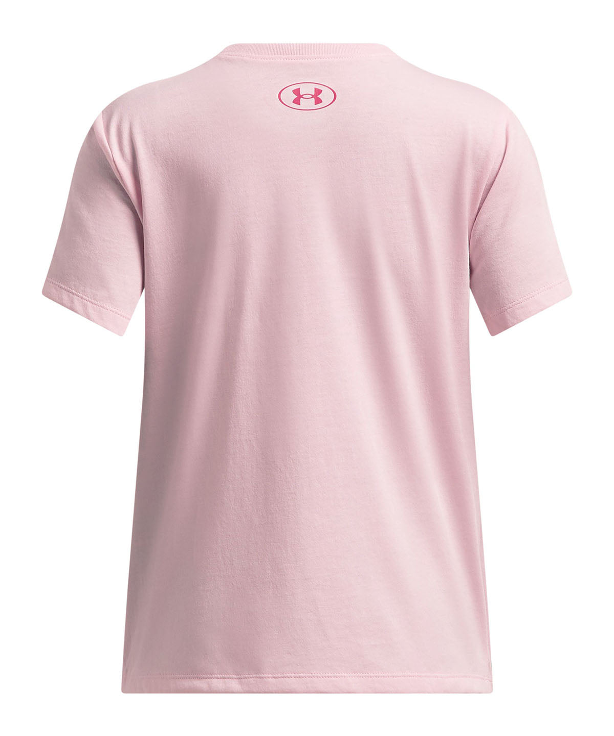 Polera manga corta Under Armour bubble rosado para niña
