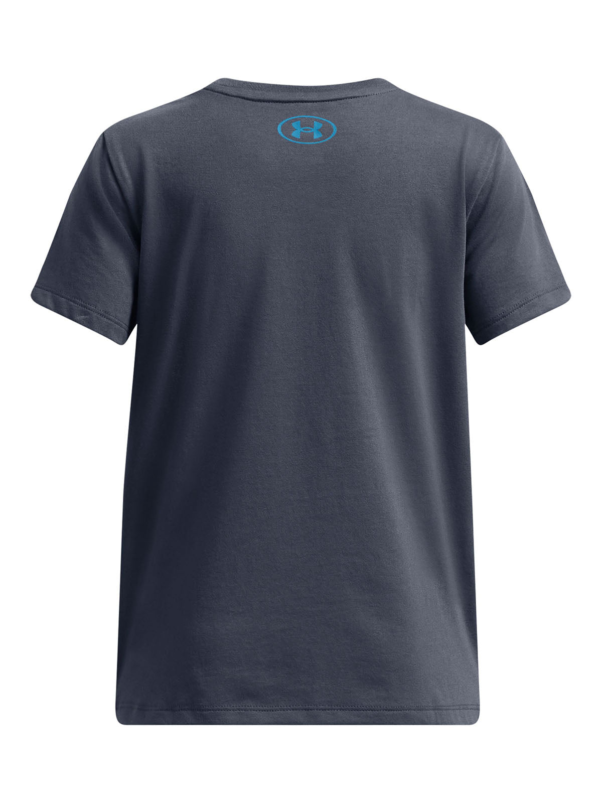 Polera manga corta Under Armour energy puff gris para niña