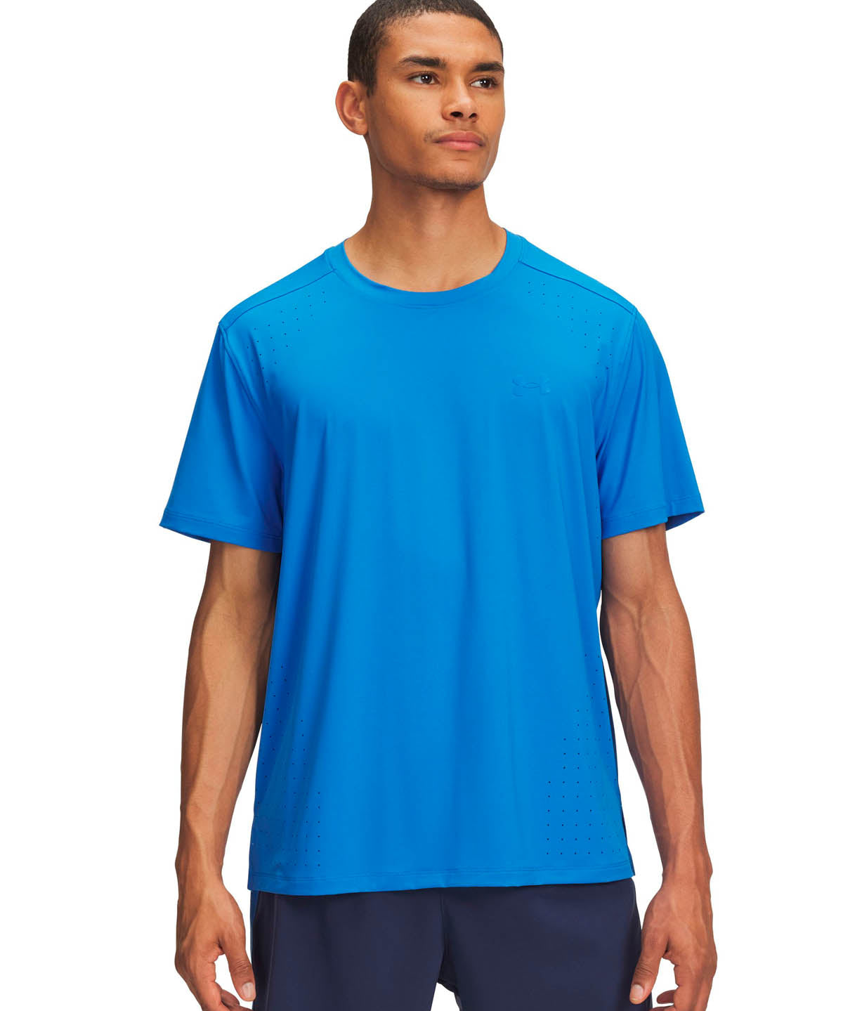 Polera manga corta Running para Hombre Launch Elite Azul Under Armour