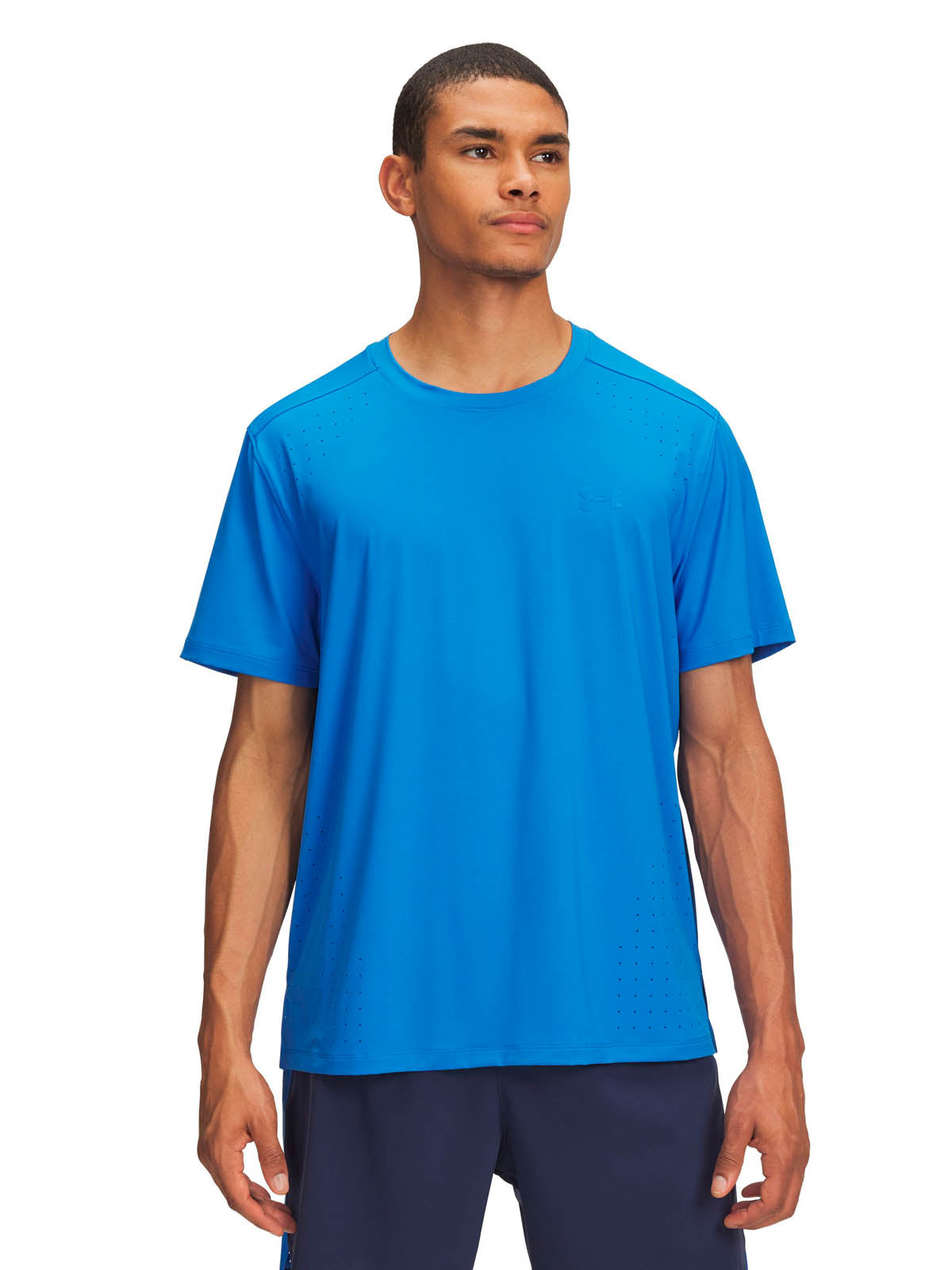 Polera manga corta Running para Hombre Launch Elite Azul Under Armour