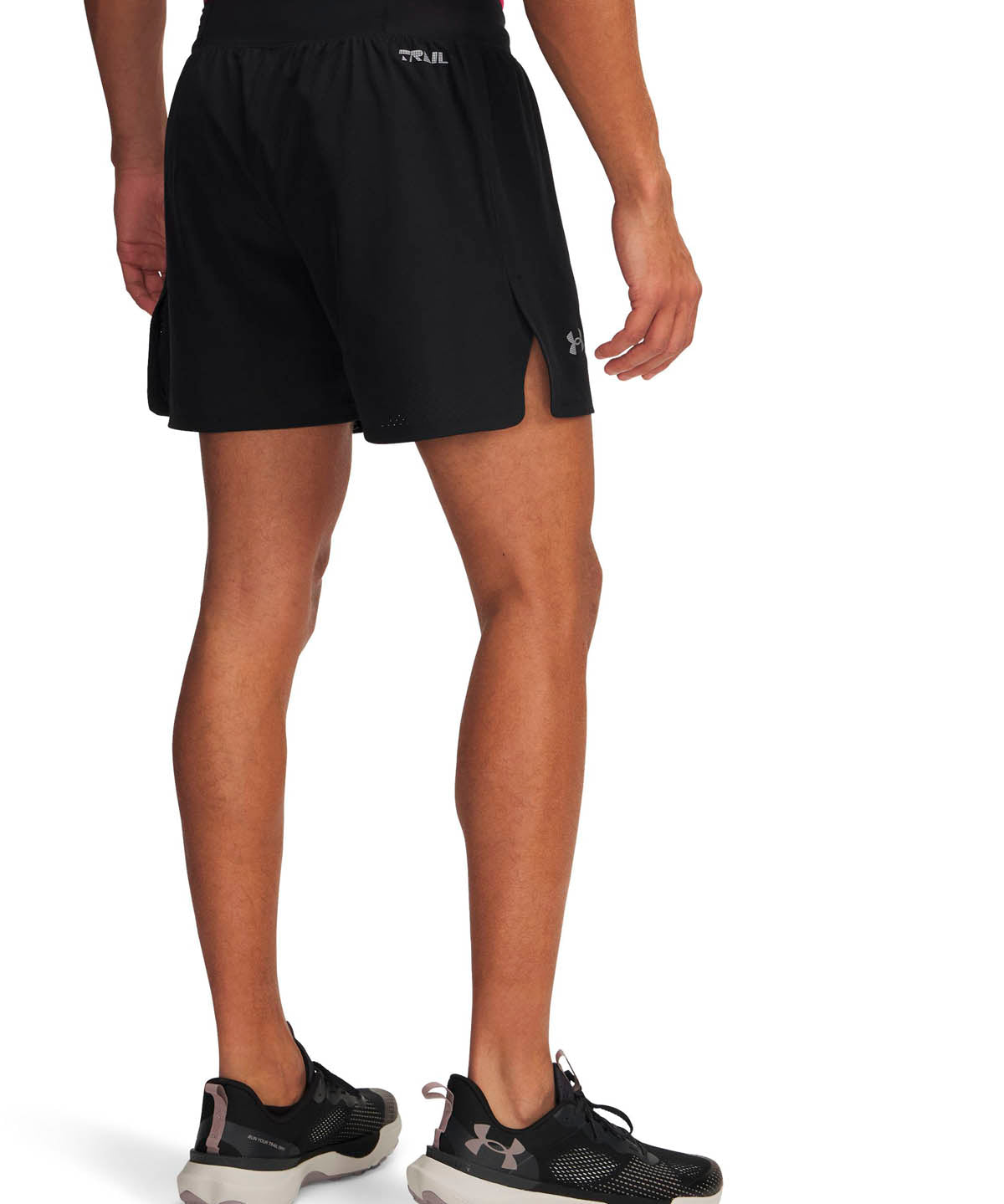 Shorts UA Trail Run Launch negro para hombre