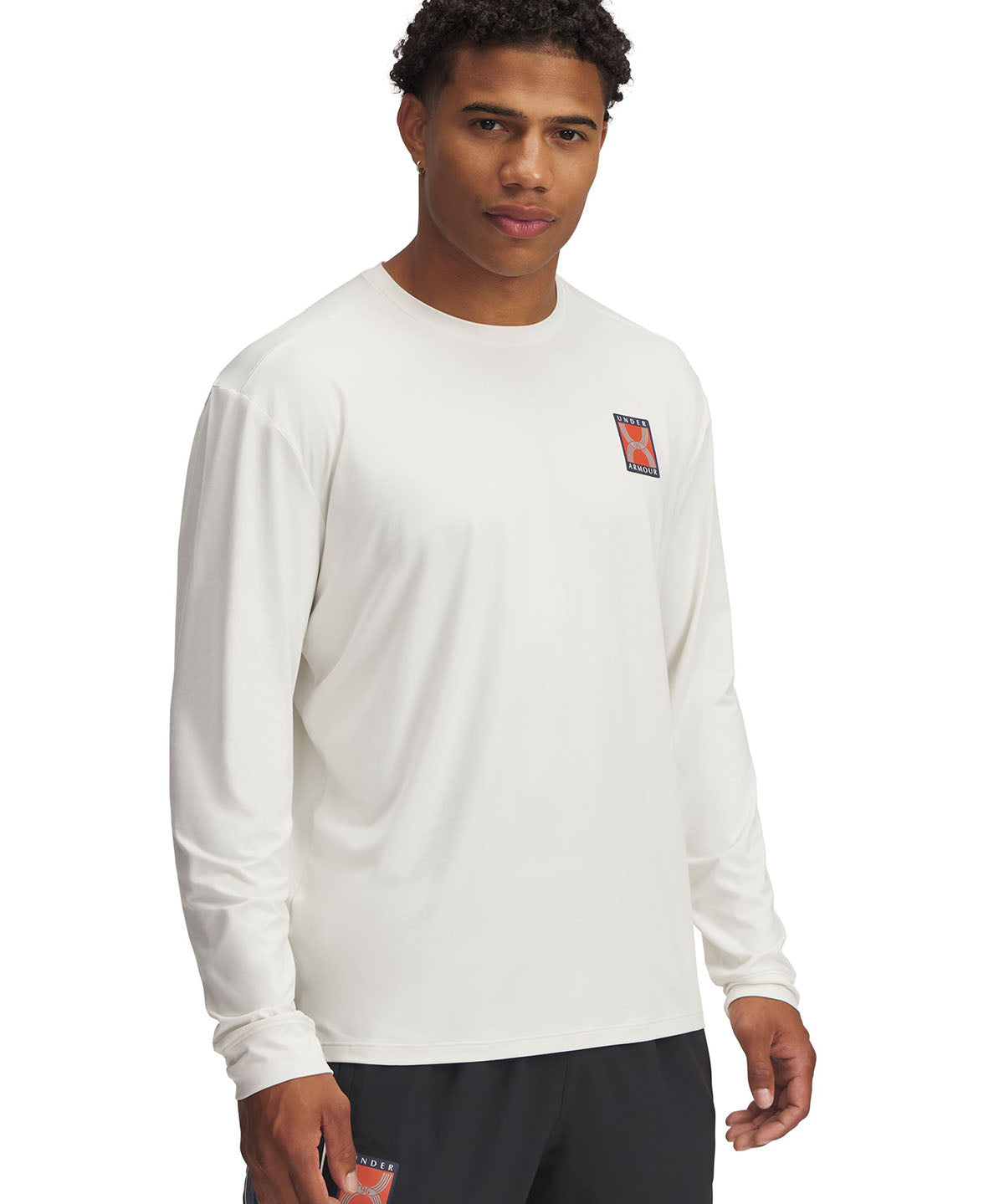 Polerón UA Run 96 blanco para hombre