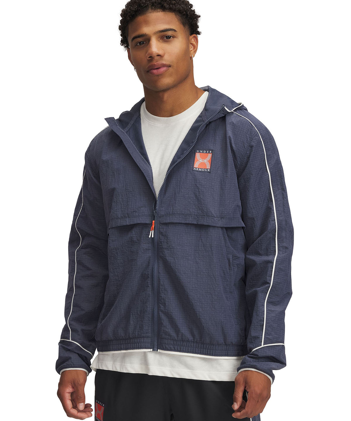 Chaqueta UA Run 96 gris para hombre