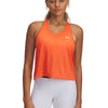 Polera sin mangas Under Armour tech swing naranjo para mujer
