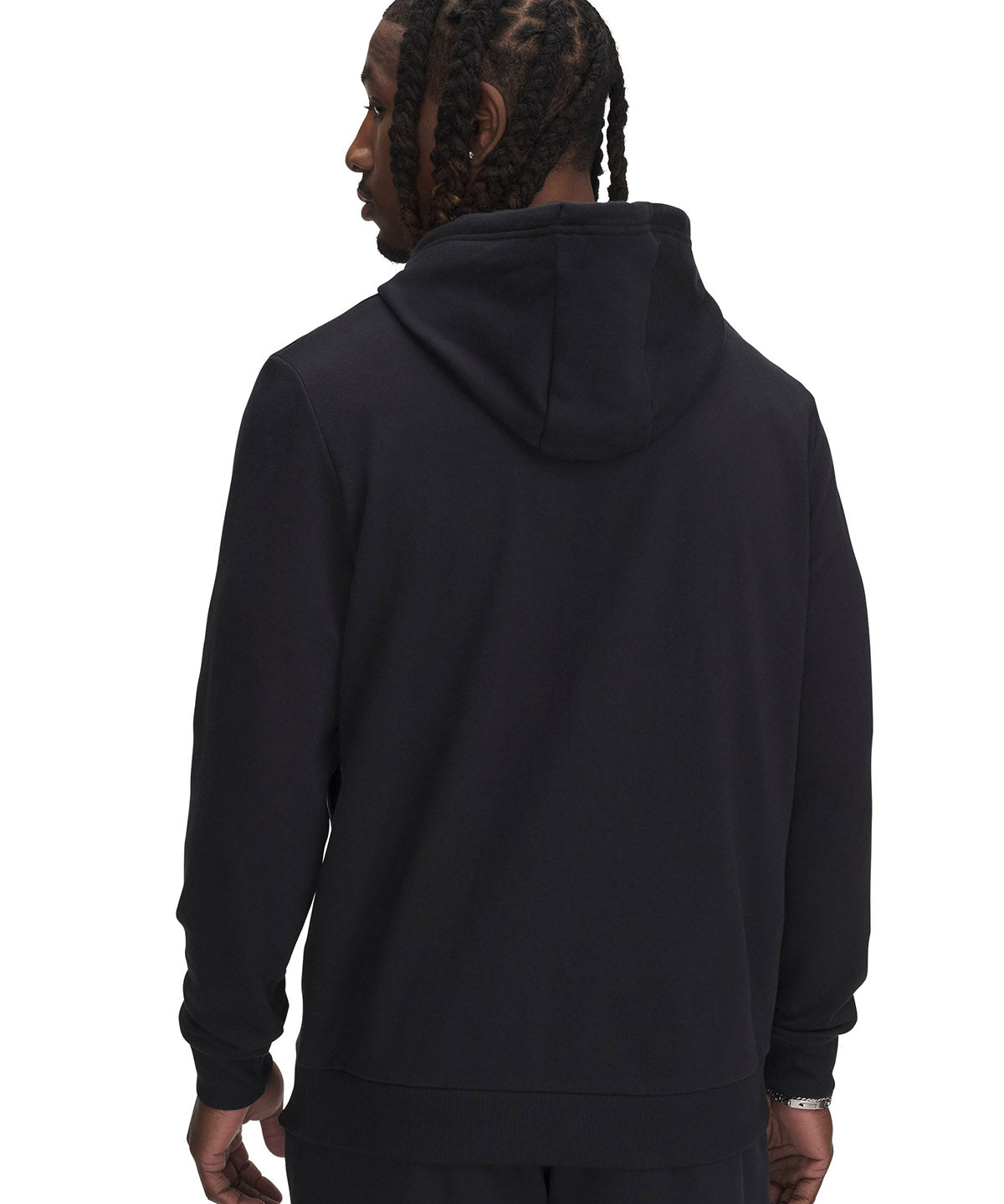 Polerón Project Rock Rival fleece negro para hombre Under Armour