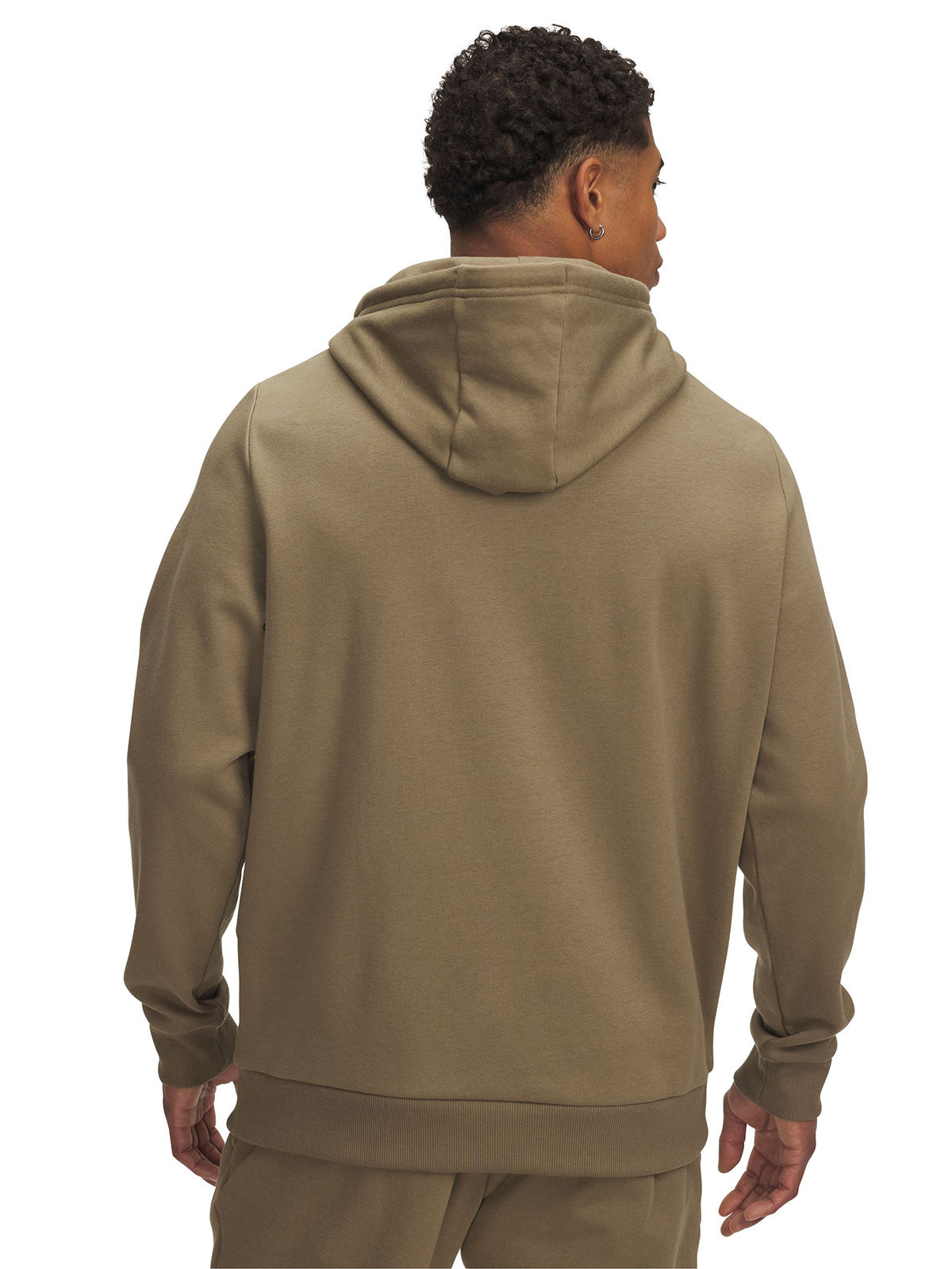 Polerón Project Rock Rival fleece café para hombre Under Armour